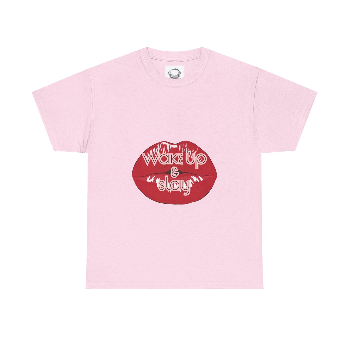 Wake Up & Slay- Heavy Cotton Tee