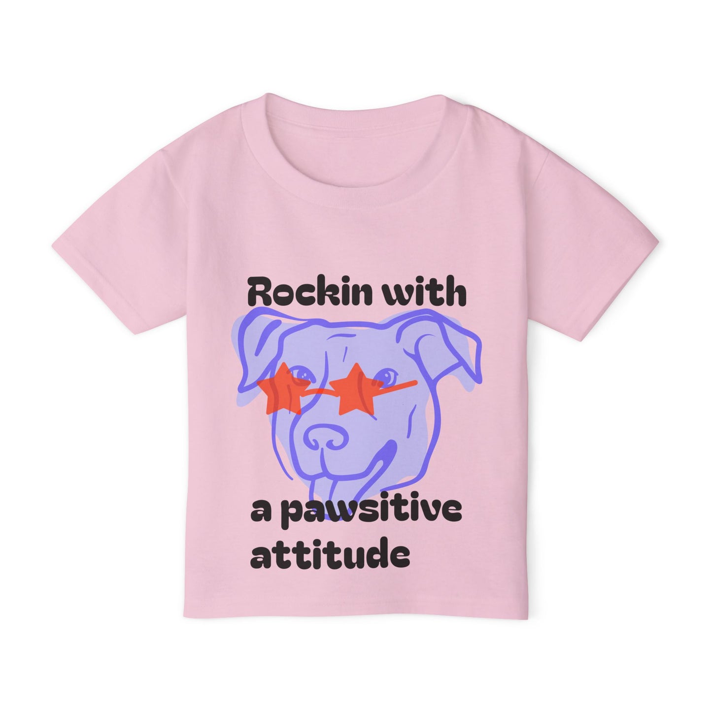 Pawsitive Attitude- Toddler T-shirt