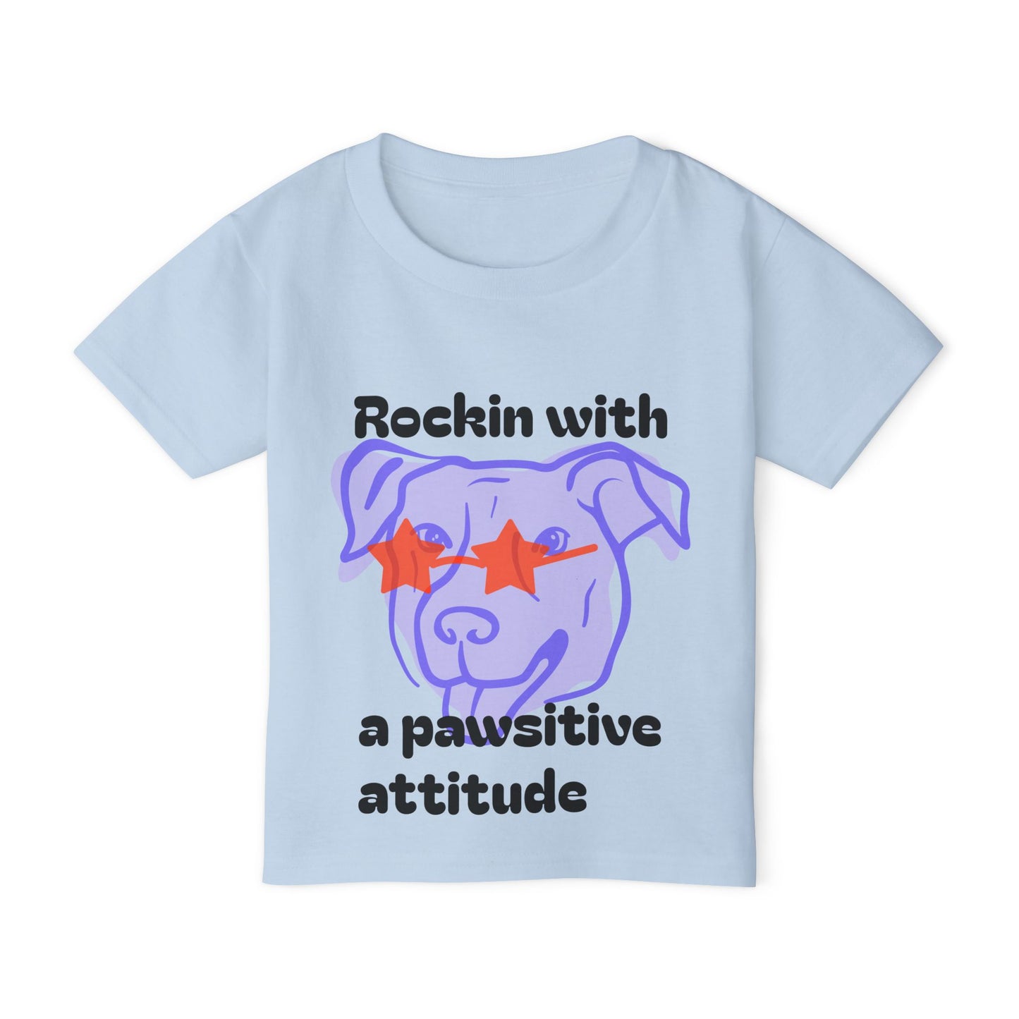 Pawsitive Attitude- Toddler T-shirt