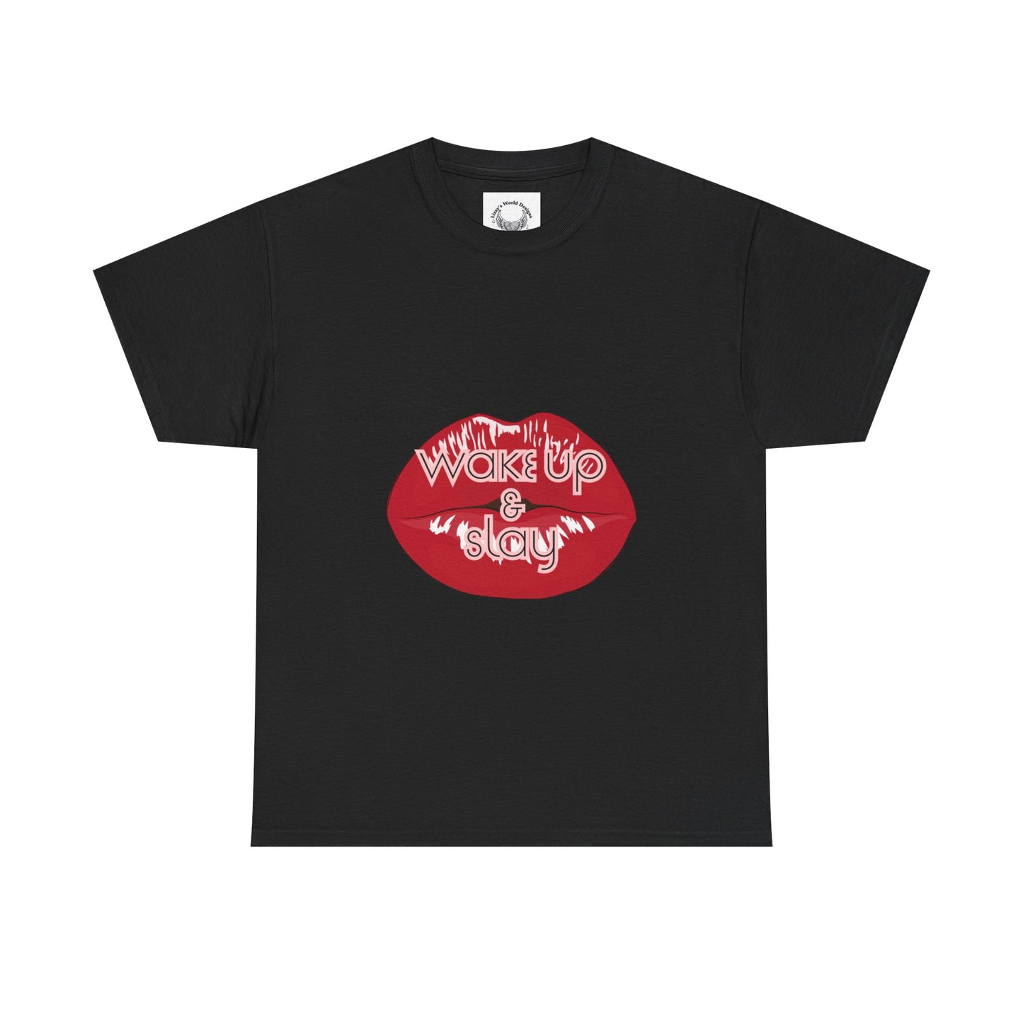 Wake Up & Slay- Heavy Cotton Tee