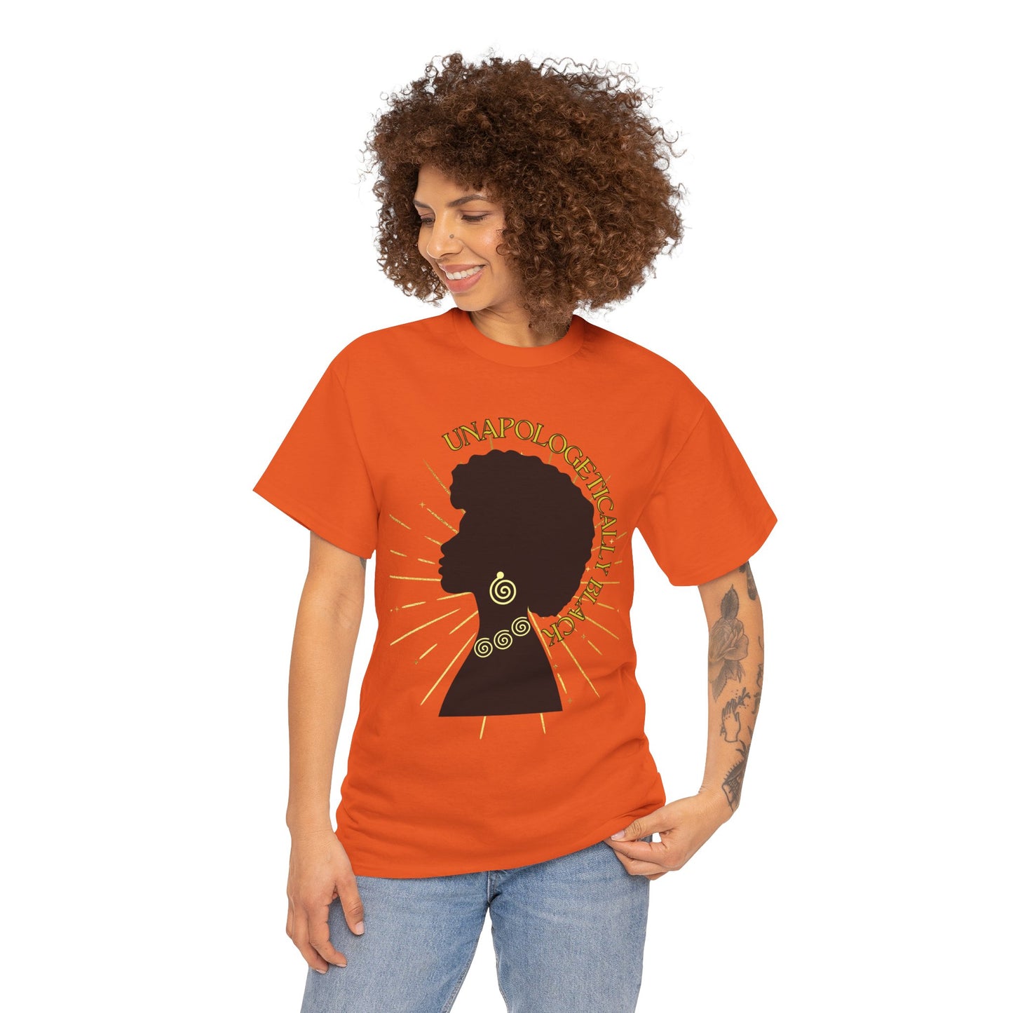 UNAPOLOGETICALLY BLACK-  Heavy Cotton Tee