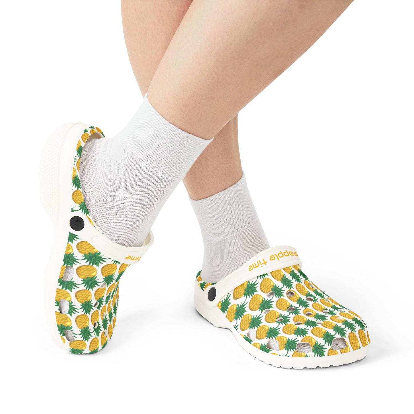 Pineapple Time- Foam Rubber Shoes