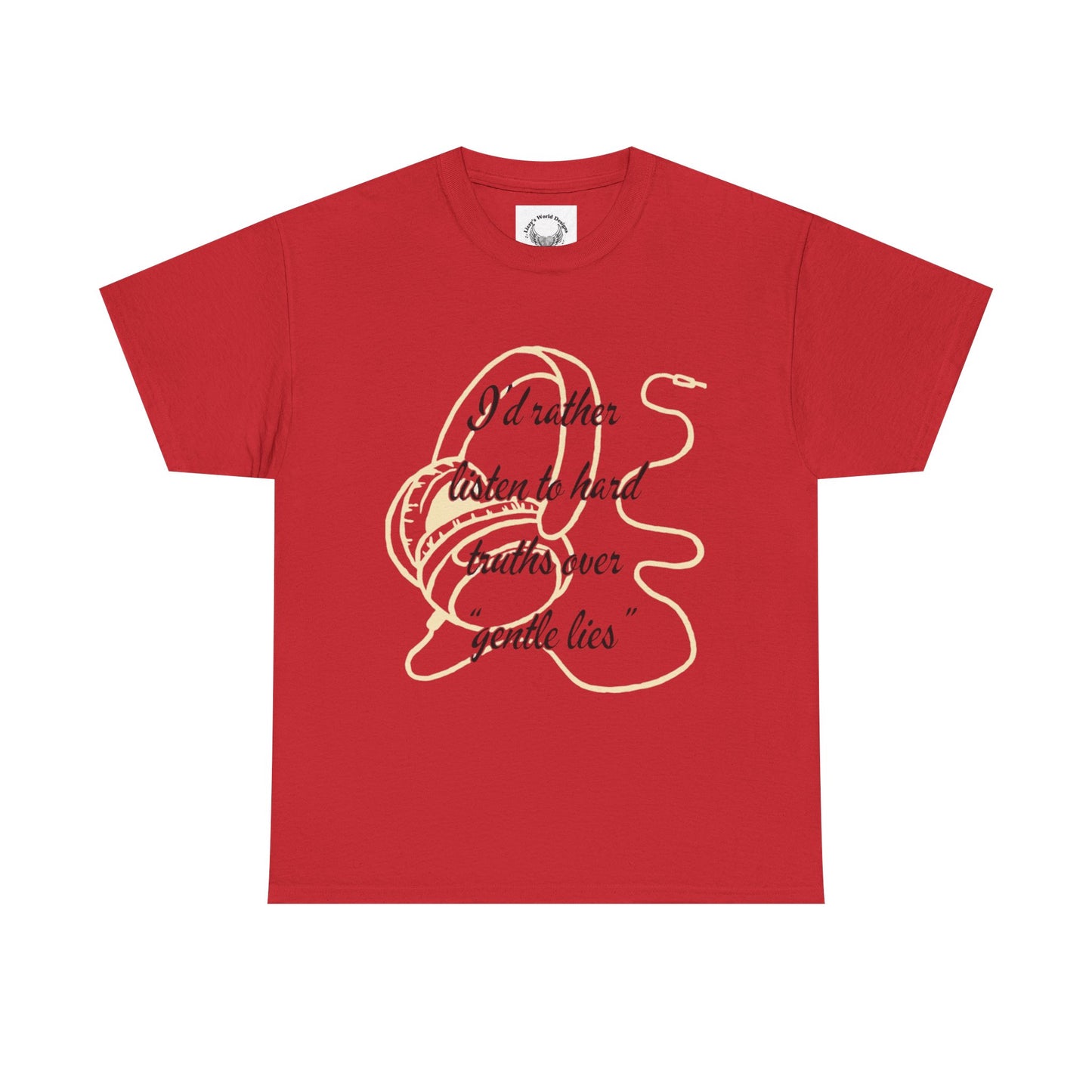 Truth Over Lies- Unisex Heavy Cotton Tee