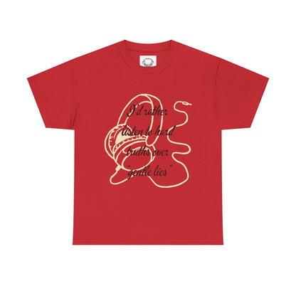 Truth Over Lies- Unisex Heavy Cotton Tee