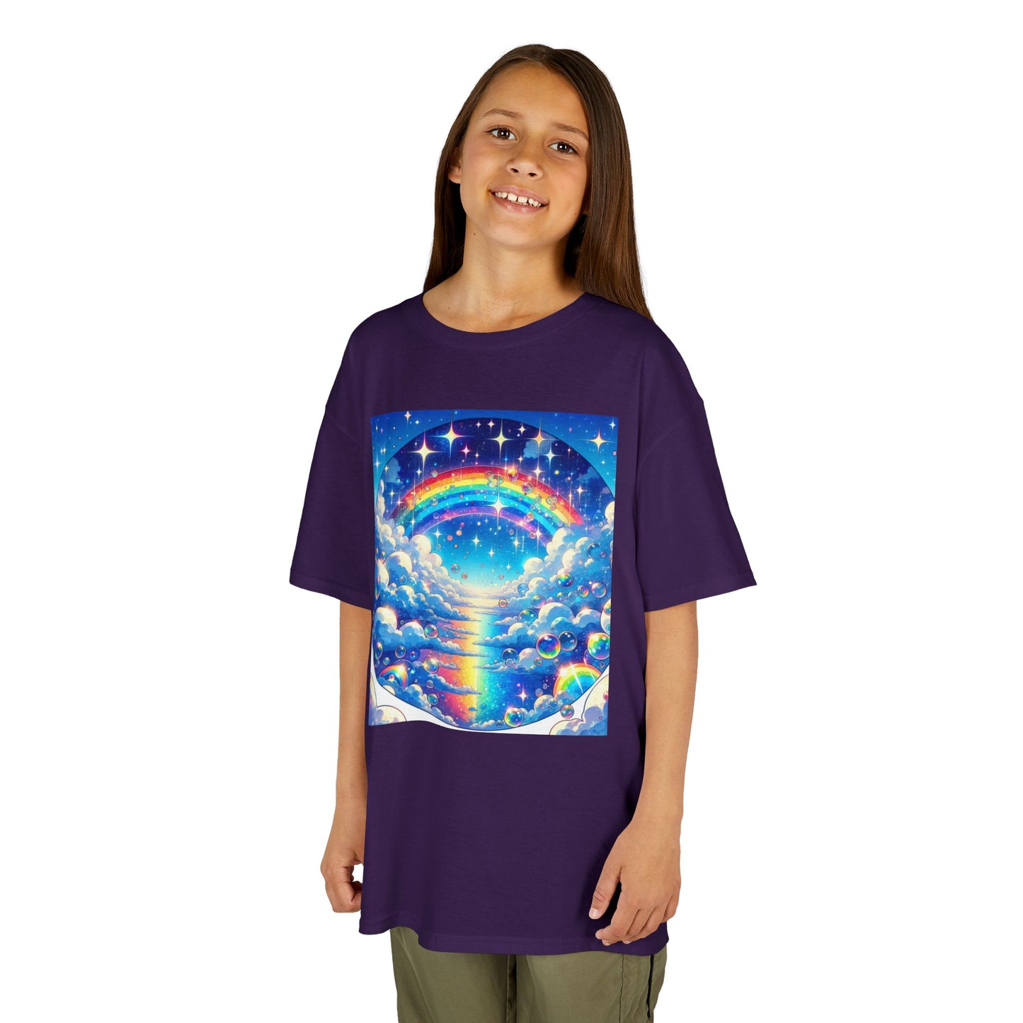 Rainbow Paradise- Kids Cotton Tee