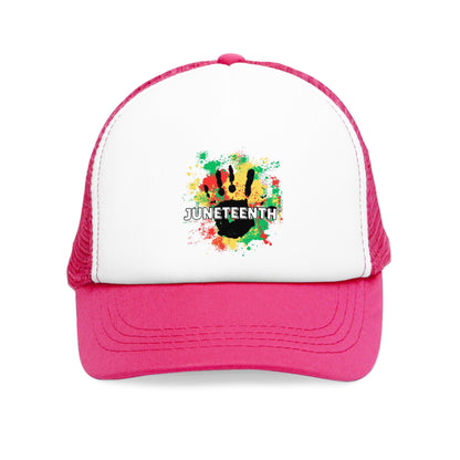 Juneteenth Hand Print- Mesh Cap