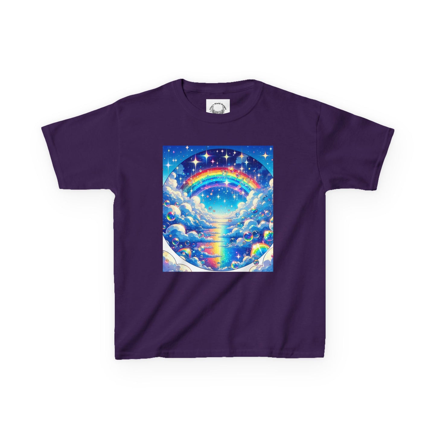 Rainbow Paradise- Kids Cotton Tee