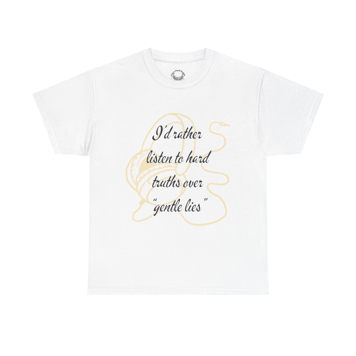 Truth Over Lies- Unisex Heavy Cotton Tee
