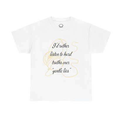Truth Over Lies- Unisex Heavy Cotton Tee