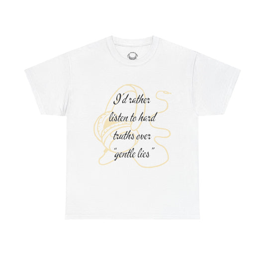 Truth Over Lies- Unisex Heavy Cotton Tee