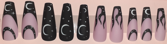 Nails- Midnight Crescent