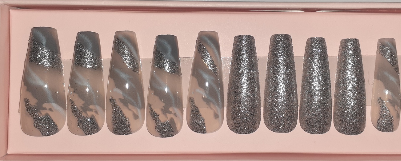 Nails- Silver Lady
