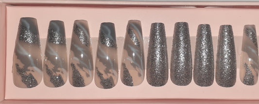 Nails- Silver Lady